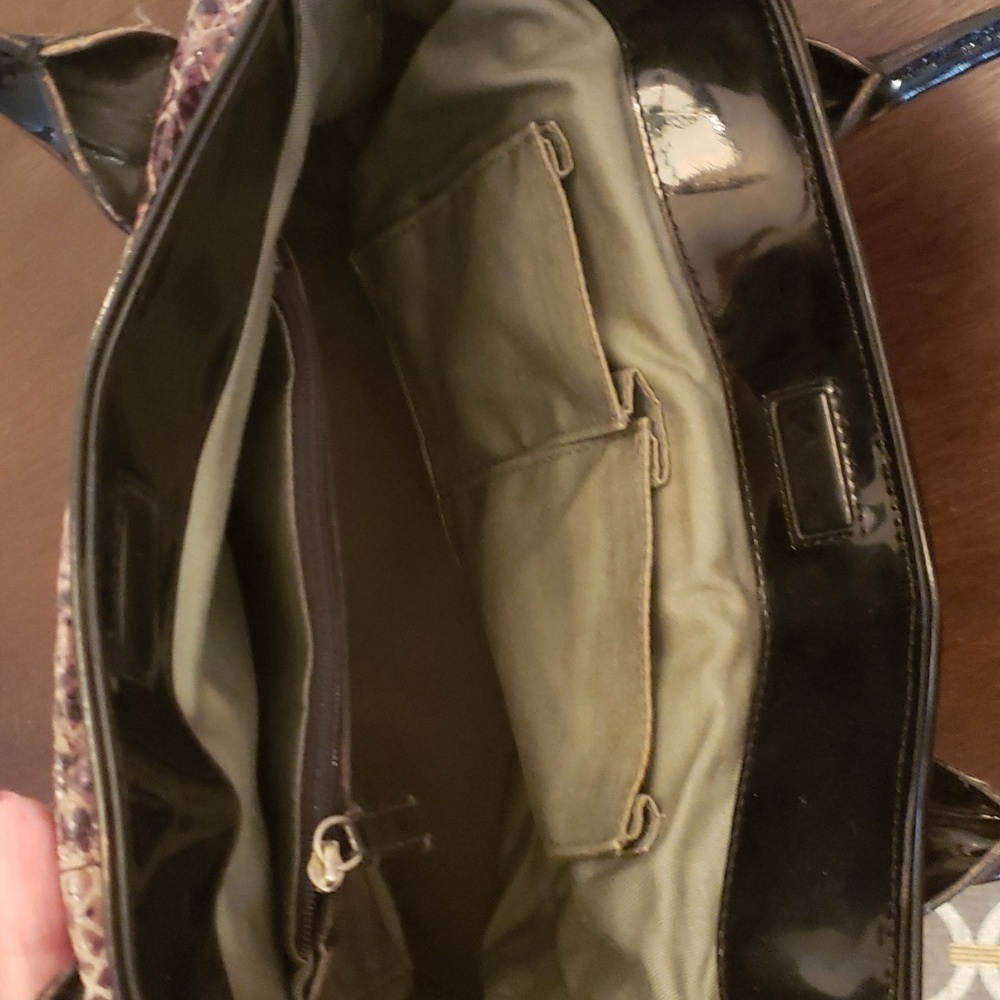 Calvin Klein python print Handbag - image 10